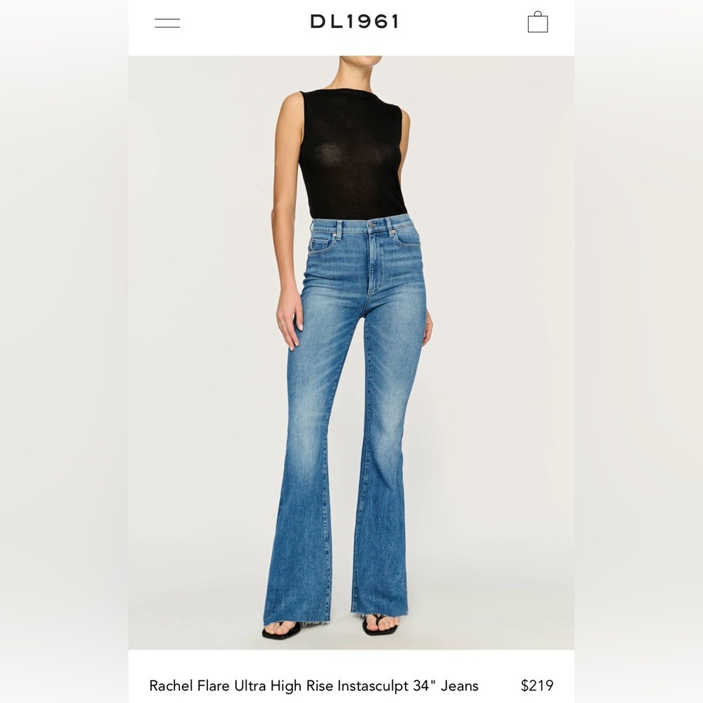 DL1961 Rachel Flare Ultra High Rise Jeans